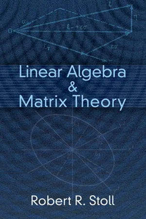 Linear Algebra and Matrix Theory