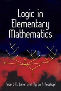 Logic in Elementary Mathematics_cover