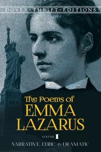 The Poems of Emma Lazarus, Volume I_cover
