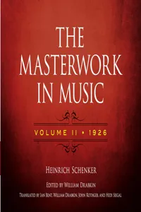 The Masterwork in Music: Volume II, 1926_cover