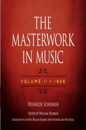 The Masterwork in Music: Volume II, 1926