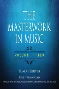 The Masterwork in Music: Volume I, 1925_cover