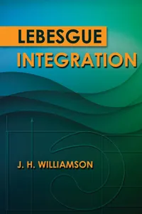 Lebesgue Integration_cover