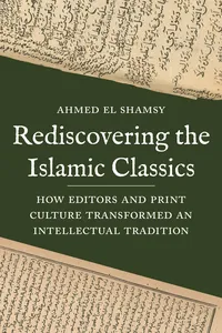 Rediscovering the Islamic Classics_cover