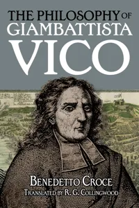 The Philosophy of Giambattista Vico_cover