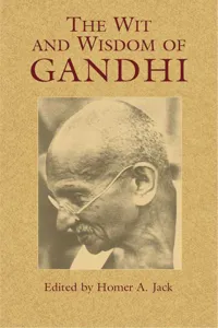 The Wit and Wisdom of Gandhi_cover