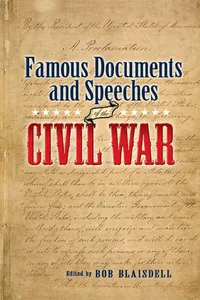 Famous Civil War Documents and Speeches_cover