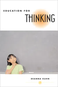 Education for Thinking_cover