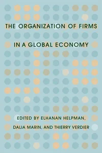 The Organization of Firms in a Global Economy_cover