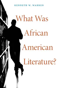 What Was African American Literature?_cover