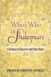 Who's Who in Shakespeare_cover