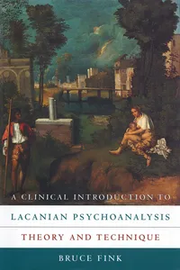 A Clinical Introduction to Lacanian Psychoanalysis_cover