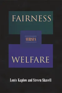 Fairness versus Welfare_cover