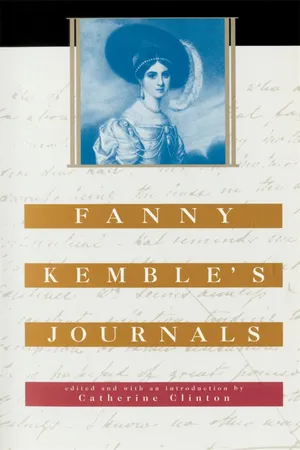 Fanny Kemble’s Journals