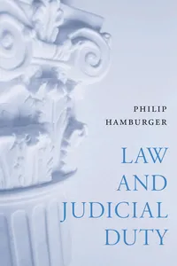 Law and Judicial Duty_cover