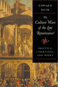 The Culture Wars of the Late Renaissance_cover