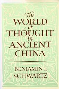 The World of Thought in Ancient China_cover
