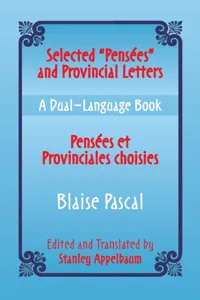 Selected `Pensees` and Provincial Letters/Pensees et Provinciales choisies_cover