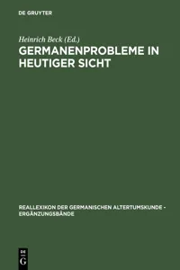 Germanenprobleme in heutiger Sicht_cover