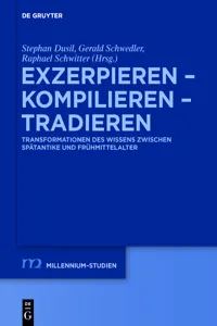 Exzerpieren - Kompilieren - Tradieren_cover