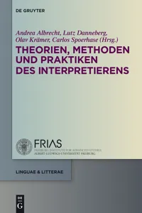 Theorien, Methoden und Praktiken des Interpretierens_cover