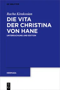 Die Vita der Christina von Hane_cover