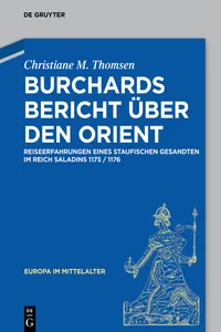 Burchards Bericht über den Orient_cover