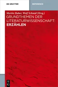 Grundthemen der Literaturwissenschaft: Erzählen_cover