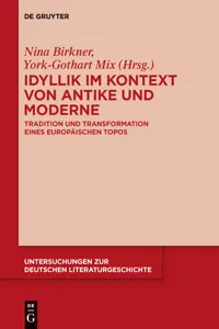 Idyllik im Kontext von Antike und Moderne_cover