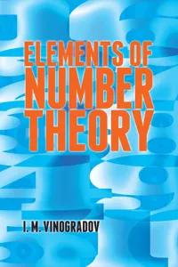 Elements of Number Theory_cover