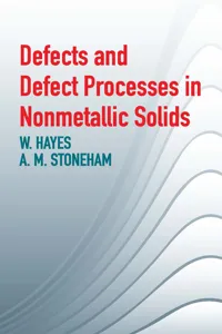 Defects and Defect Processes in Nonmetallic Solids_cover