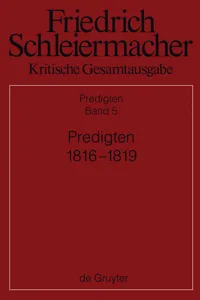 Predigten 1816-1819_cover