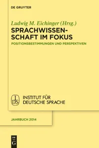 Sprachwissenschaft im Fokus_cover