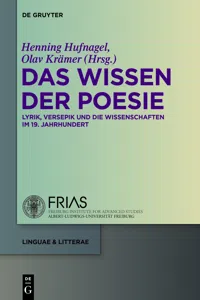 Das Wissen der Poesie_cover