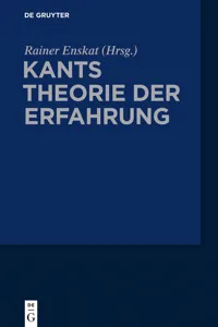 Kants Theorie der Erfahrung_cover