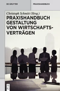 Praxishandbuch Gestaltung von Wirtschaftsverträgen_cover