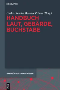 Handbuch Laut, Gebärde, Buchstabe_cover