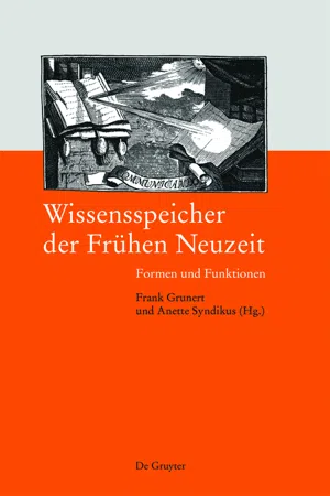 Wissensspeicher der Frühen Neuzeit