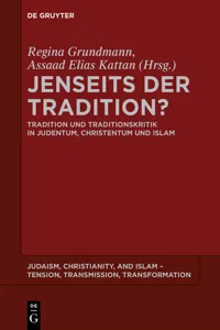 Jenseits der Tradition?_cover