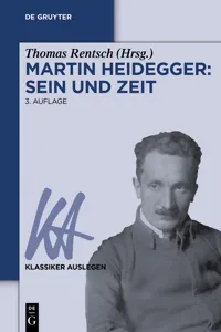 Martin Heidegger: Sein und Zeit_cover