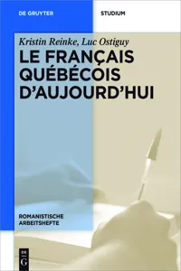 Le français québécois d'aujourd'hui_cover