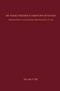 Die Werke Friedrich Christoph Oetingers_cover