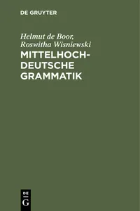 Mittelhochdeutsche Grammatik_cover