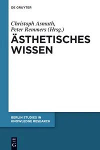 Ästhetisches Wissen_cover