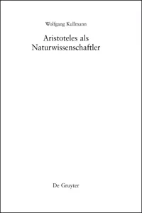 Aristoteles als Naturwissenschaftler_cover