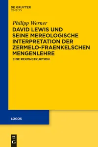 David Lewis und seine mereologische Interpretation der Zermelo-Fraenkelschen Mengenlehre_cover