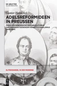 Adelsreformideen in Preußen_cover