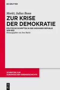 Zur Krise der Demokratie_cover