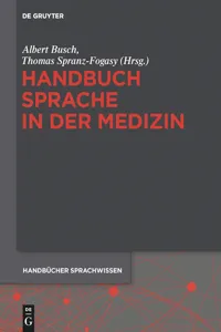 Handbuch Sprache in der Medizin_cover