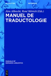 Manuel de traductologie_cover